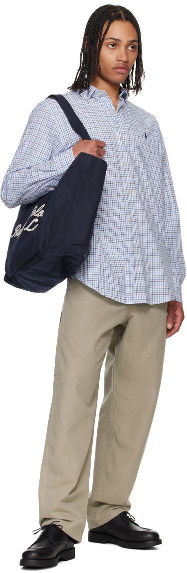 Tote bag Polo by Ralph Lauren Ralph Lauren Embroidered Canvas Tote Bag Navy | 405945884001, 3