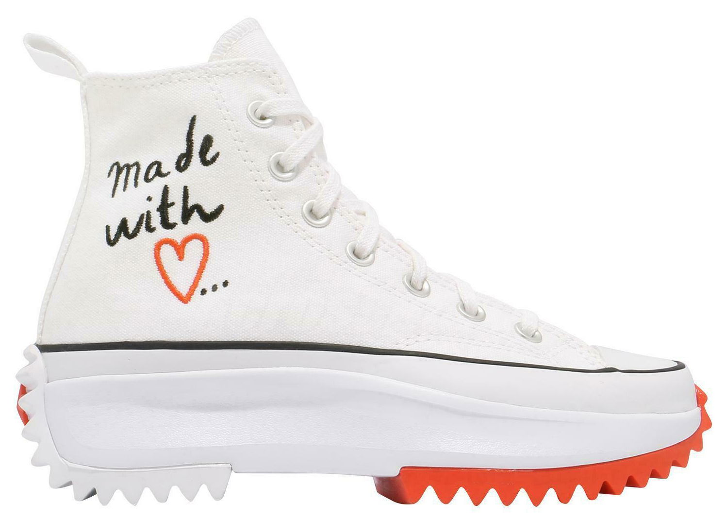 Tenisky a topánky Converse Run Star Hike Hi Made with Love White W Biela | 571874C, 0