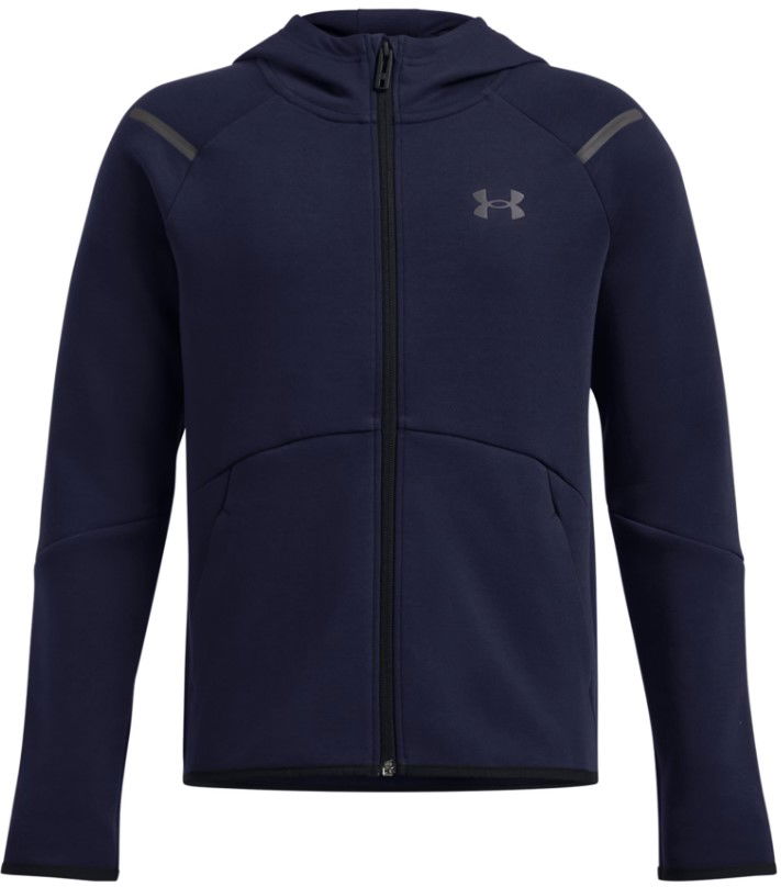 Mikina Under Armour Unstoppable Fleece Full-Zip Hoodie Navy | 1386687-410