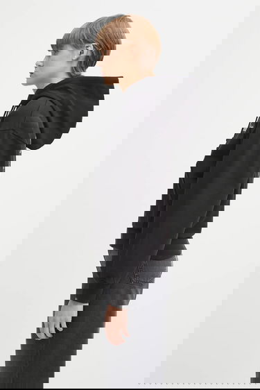 Mikina Carhartt WIP Hooded Schooling Jacket with Print Čierna | I035514.8906, 1