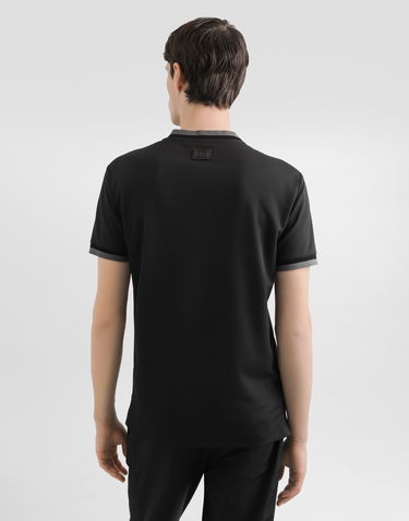 Tričko Dolce & Gabbana Dolce & Gabbana Jersey T-Shirt with Contrast Trim Čierna | G8SW4THU7VEN0000, 2