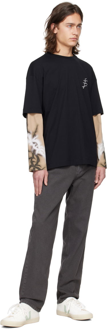 Tričko Études Études Thorns Graphic Long Sleeve T-Shirt Čierna | E24MM183A00795, 3