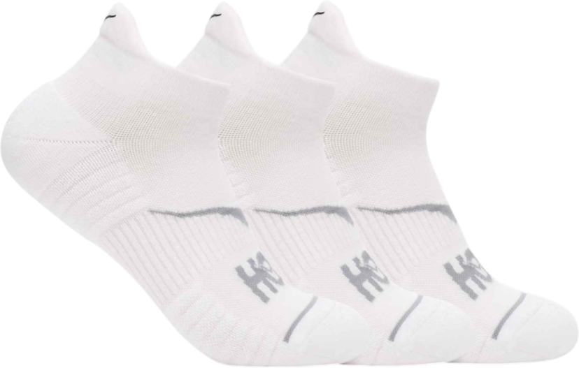 Ponožky Hoka One One Hoka No-Show Run Socks 3-Pack Biela | 1122930-whtwh