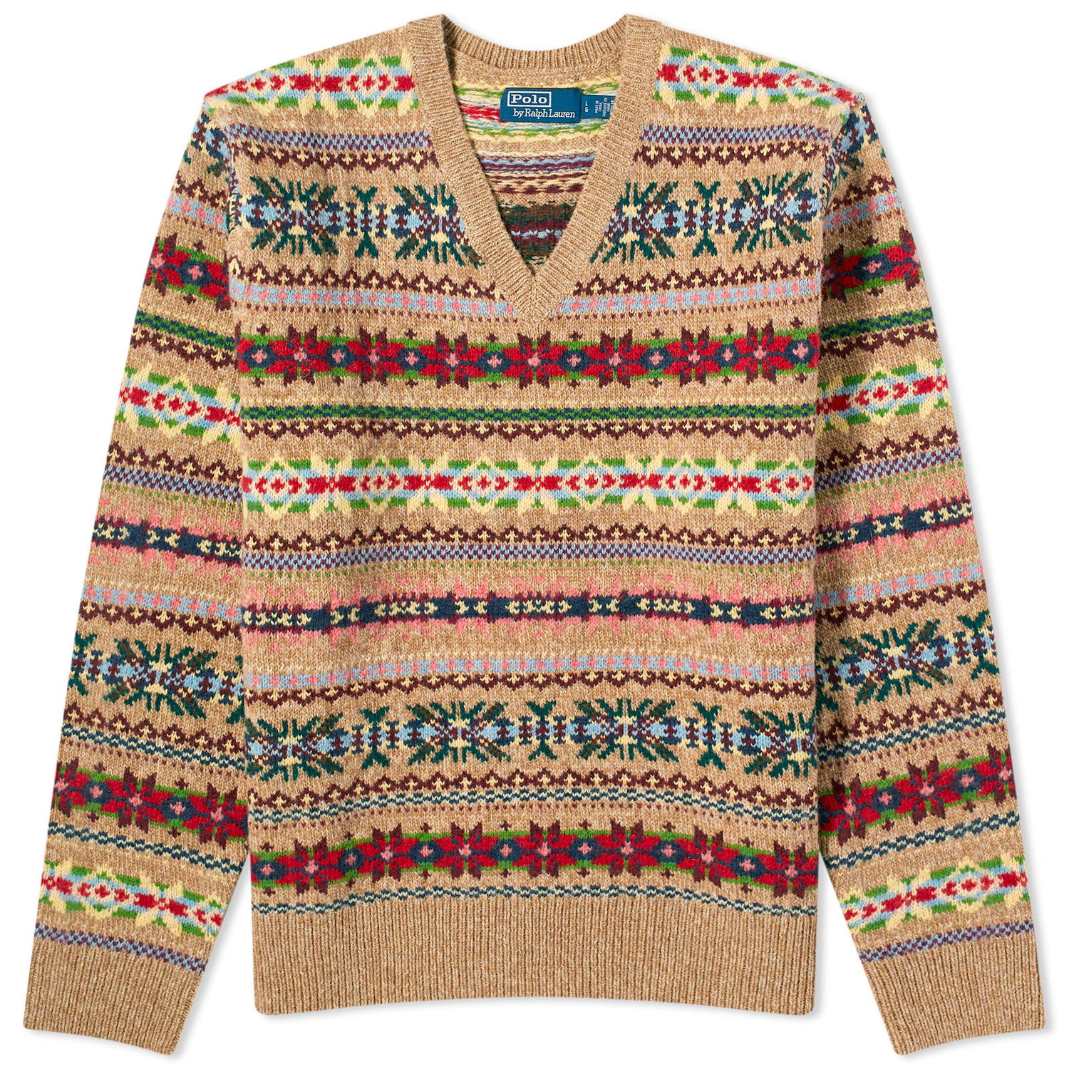 Sveter Polo by Ralph Lauren Fair Isle Knit Oranžová | 710917164001, 0