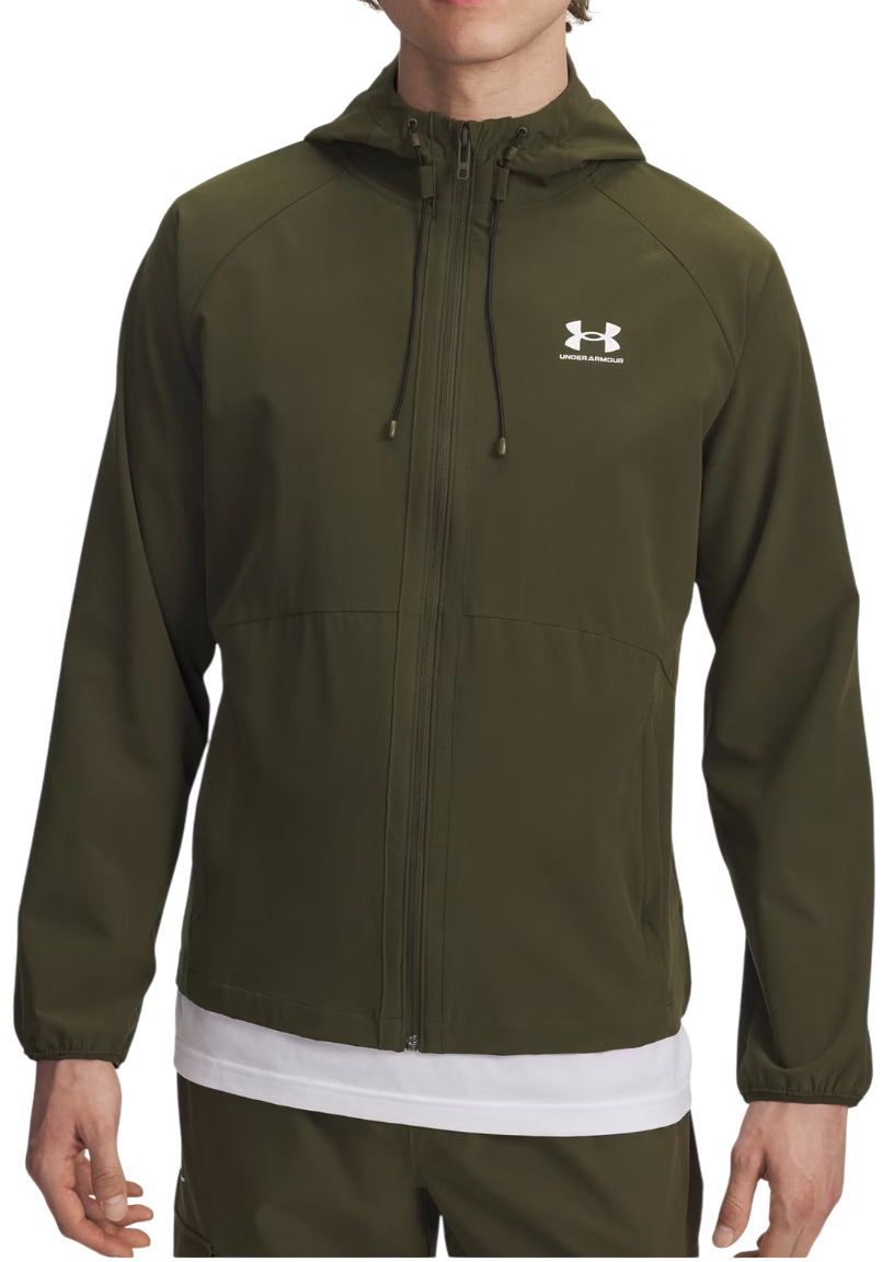 Bunda Under Armour Vibe Woven Hooded Jacket Zelené | 6003001-002, 0