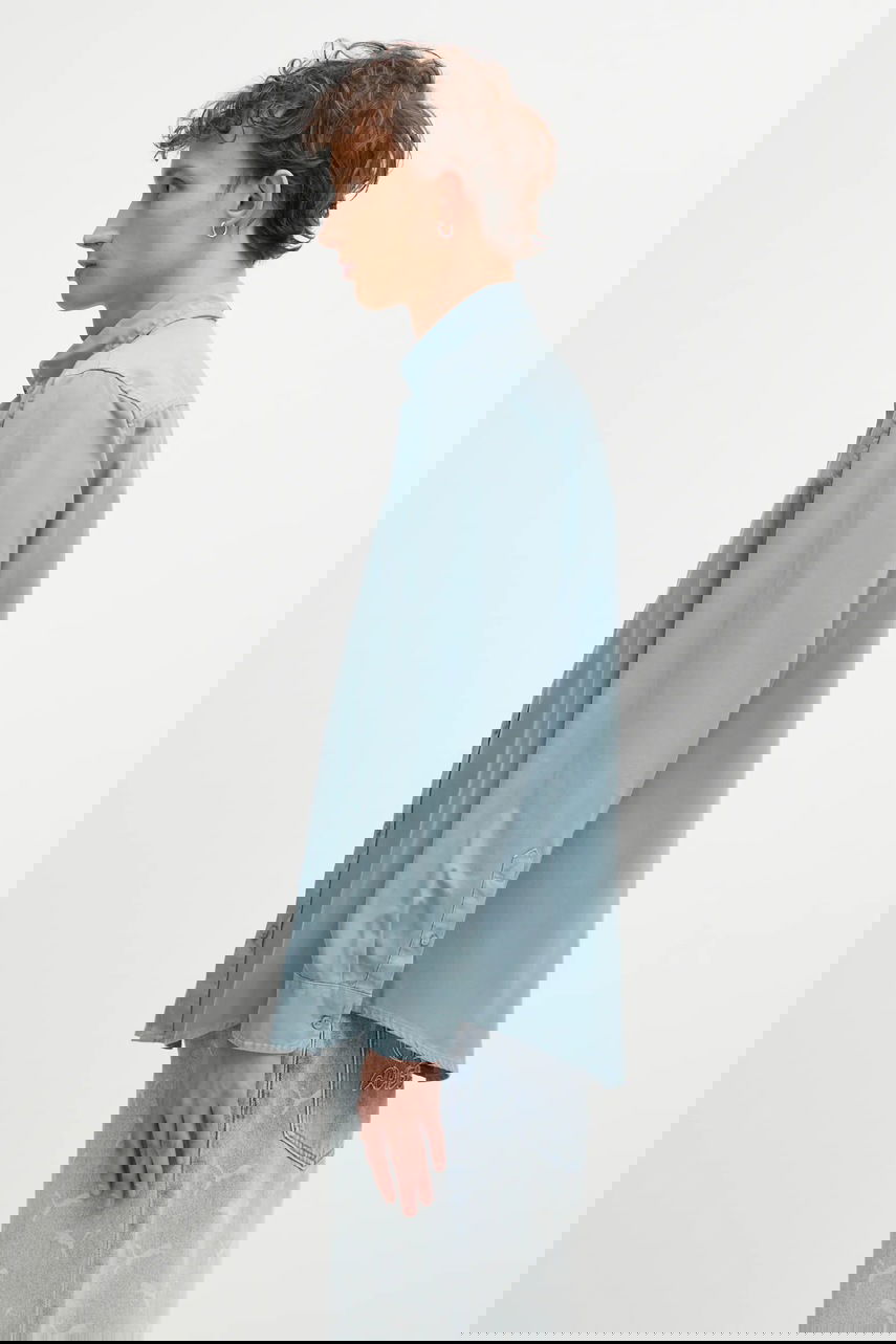 Košeľa Carhartt WIP L/S Bolton Cotton Shirt Regular Fit Classic Collar Tyrkysová | I030238.33EXX, 1