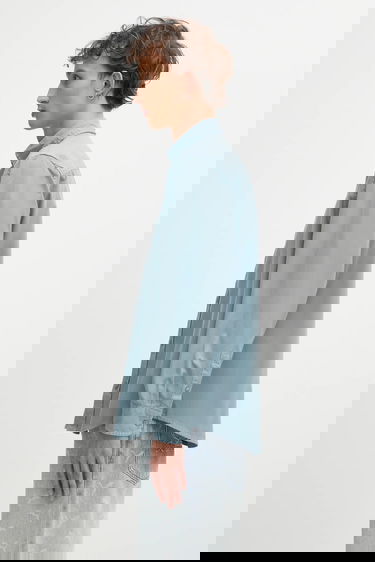 Košeľa Carhartt WIP L/S Bolton Cotton Shirt Regular Fit Classic Collar Tyrkysová | I030238.33EXX, 1