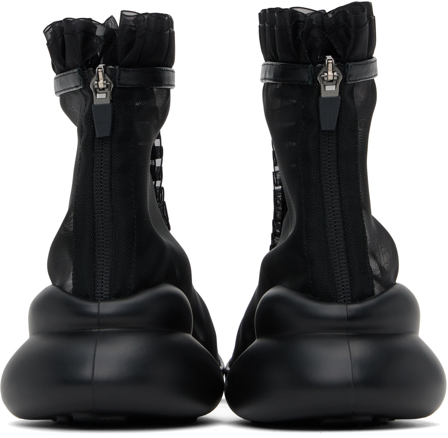 Šaty Collina Strada Collina Strada FCTRY LAb Edition RUFL Boots Čierna | YY1001, 1