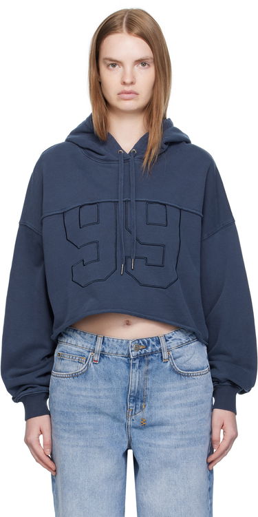 Mikina Ksubi Ksubi Oh G Cropped Hoodie Modrá | WFA25FL004, 0