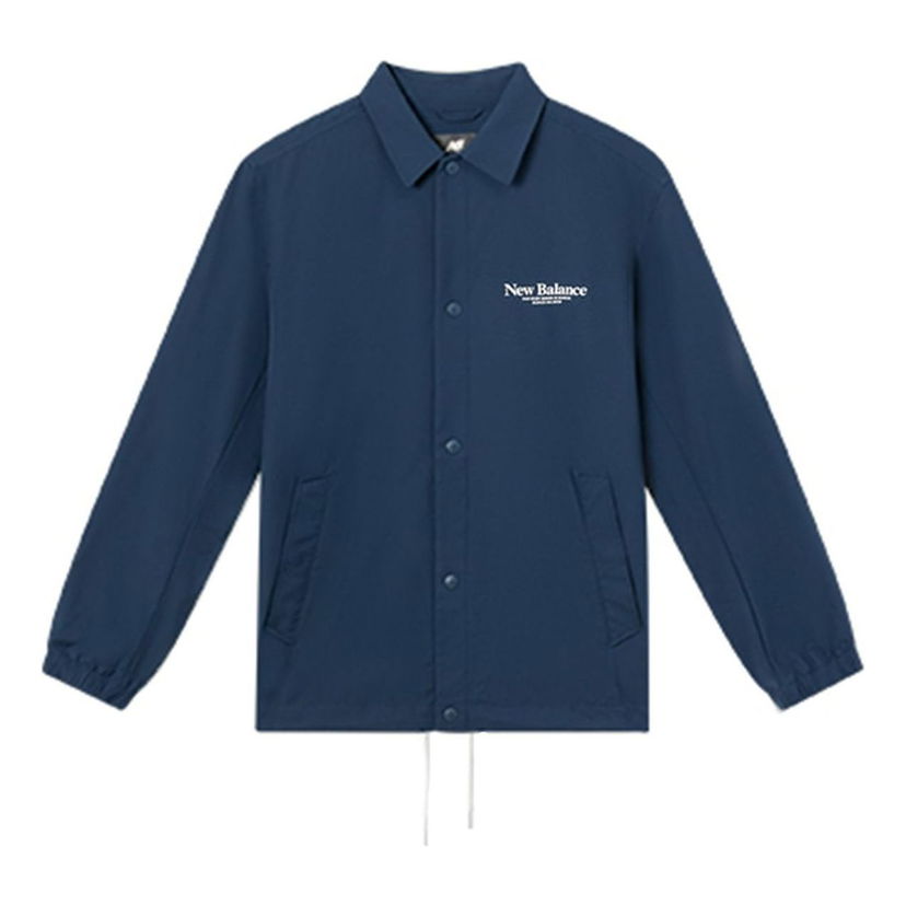 Vetrovka New Balance Lifestyle Coach Jacket Modrá | 5AD24183-NV
