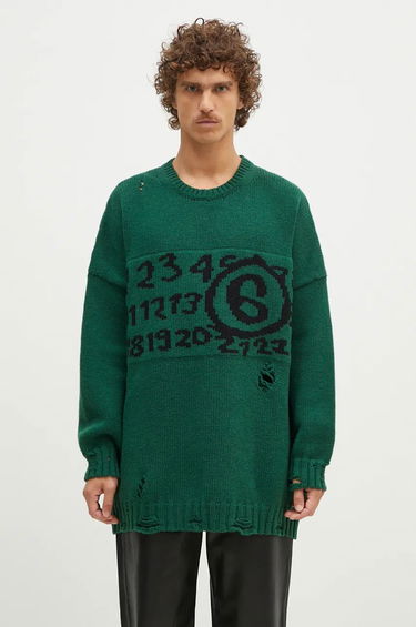 Sveter Maison Margiela Sweater Zelené | SH2HL0015.M13074, 0