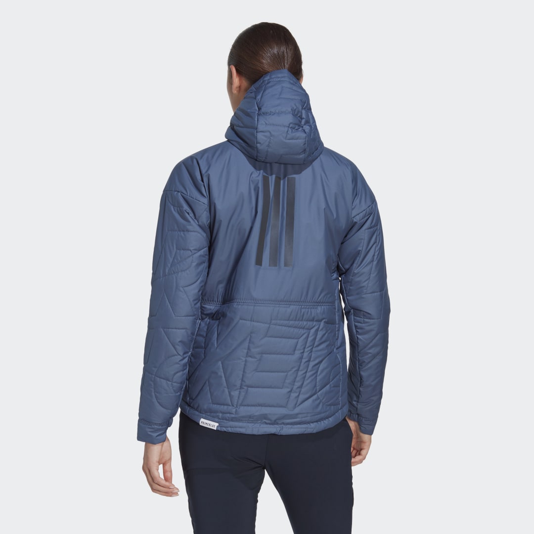 Bunda adidas Performance Terrex MYSHELTER PrimaLoft Hooded Padded Jacket Navy | HH9303, 1