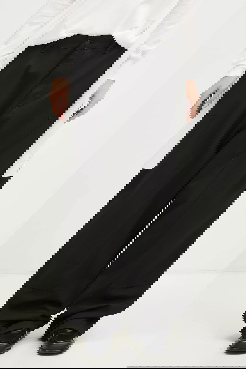 Nohavice Carhartt WIP Brandon Double Knee Pant medium waist Čierna | I034247.8902, 0