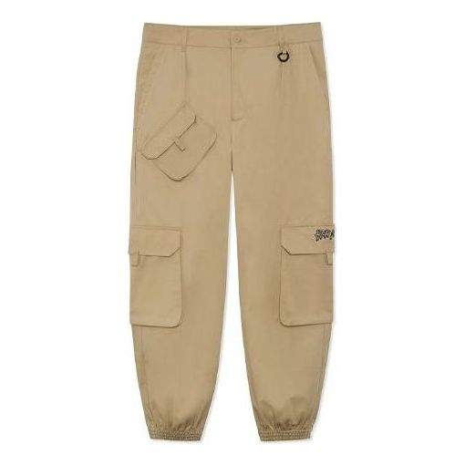 Cargo nohavice Li-Ning BadFive Changan Loose Fit Cargo Pants Béžová | AKXR619-2