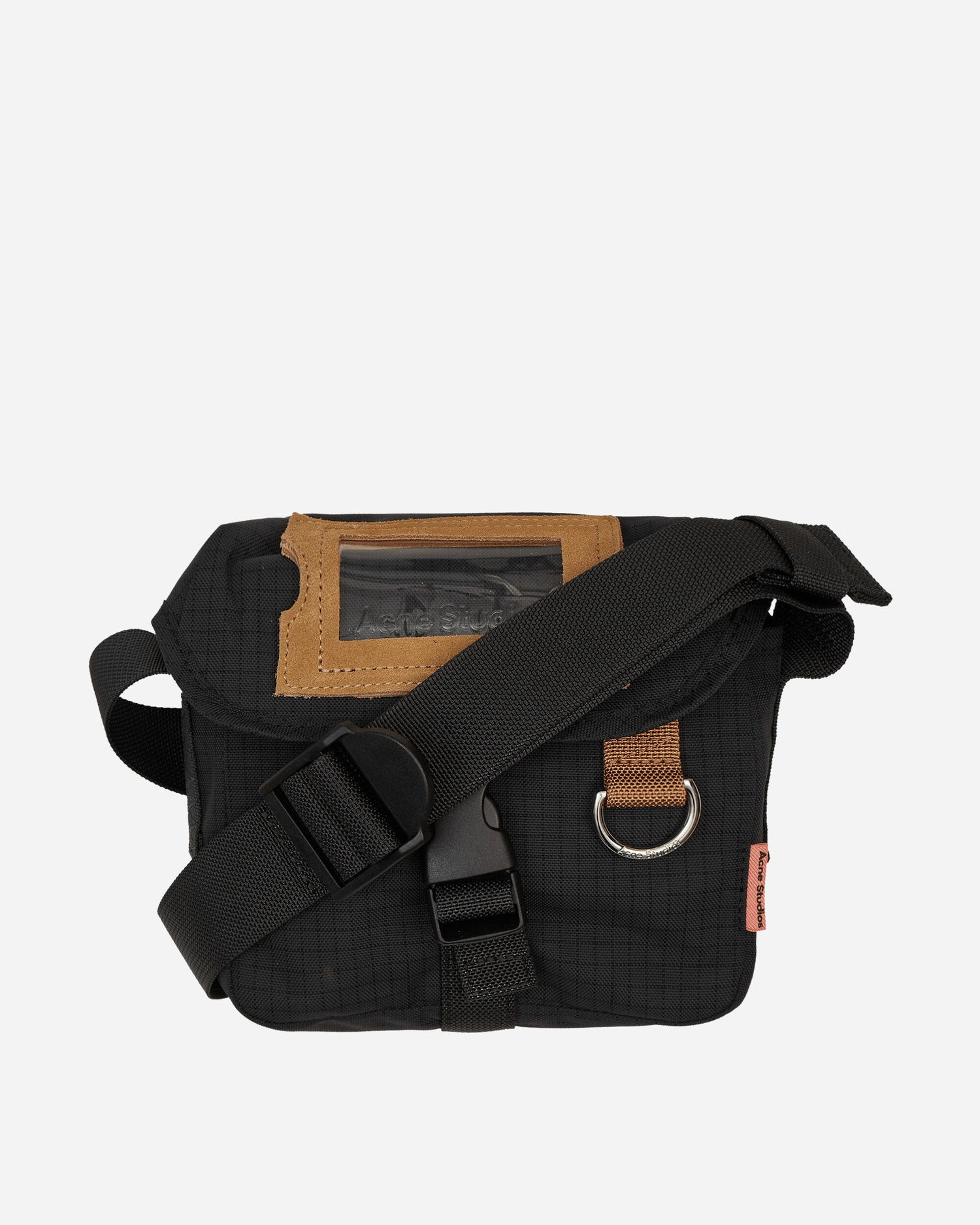 Ľadvinka Acne Studios Post Ripstop Suede Mini Messenger Bag Čierna | C10140-900, 1