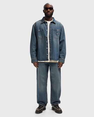 Košeľa Dickies Long Sleeve Denim Mechanic Shirt Modrá | DK0A87PXL231, 2