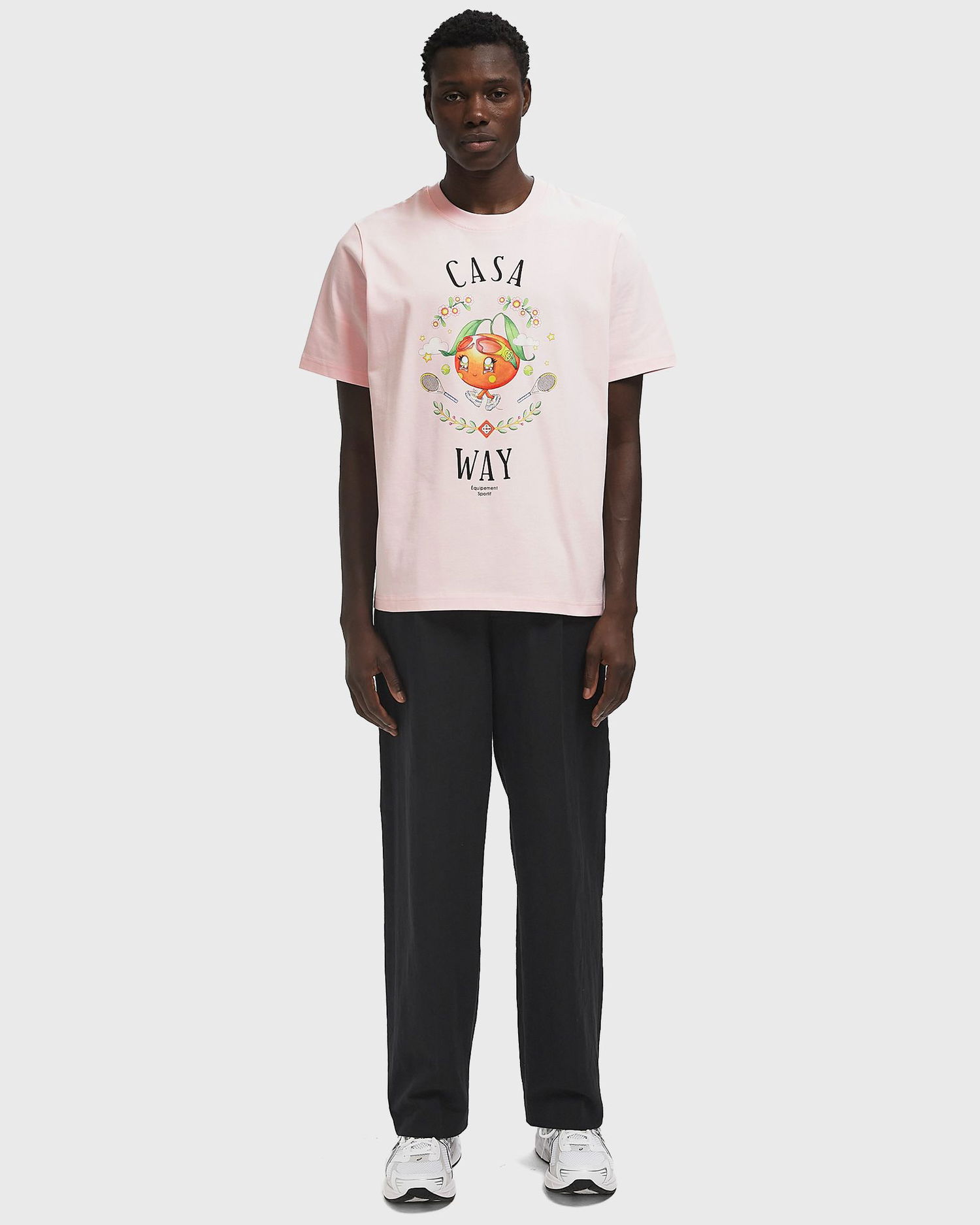 Tričko Casablanca Casa Way Orange Mascot Graphic T-Shirt Ružová | M-AW25-JTS-001-09, 1