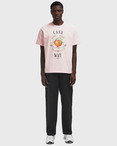 Tričko Casablanca Casa Way Orange Mascot Graphic T-Shirt Ružová | M-AW25-JTS-001-09, 1