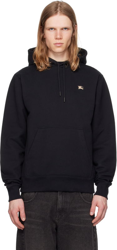 Mikina Burberry Burberry Knight Stamp Cotton Hoodie Čierna | 8112807, 0