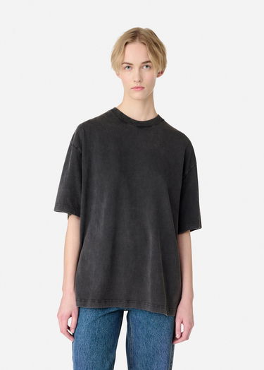 Tričko AXEL ARIGATO Solid Color Cotton T-Shirt Čierna | A3003001, 6