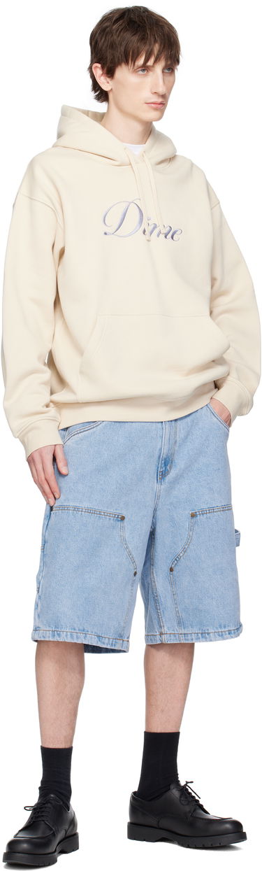 Mikina Dime Dime Cursive Logo Hoodie Béžová | DIMESP2544FOG, 3
