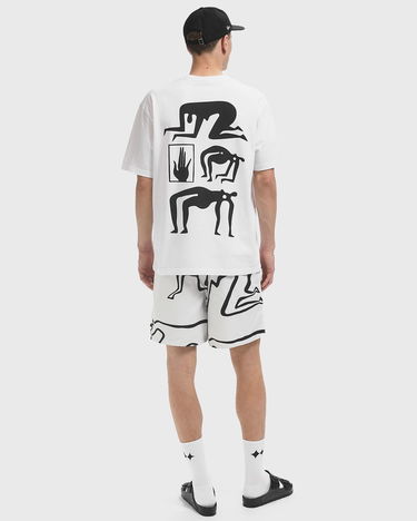 Tričko By Parra Parra Yoga Discounts T-Shirt Biela | 53405, 1