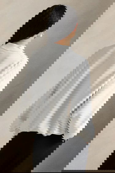 Mikina Polo by Ralph Lauren Polo Ralph Lauren Printed Oversized Sweatshirt Biela | 211978147, 1