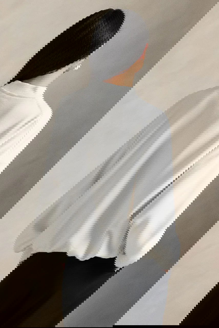 Mikina Polo by Ralph Lauren Polo Ralph Lauren Printed Oversized Sweatshirt Biela | 211978147, 1