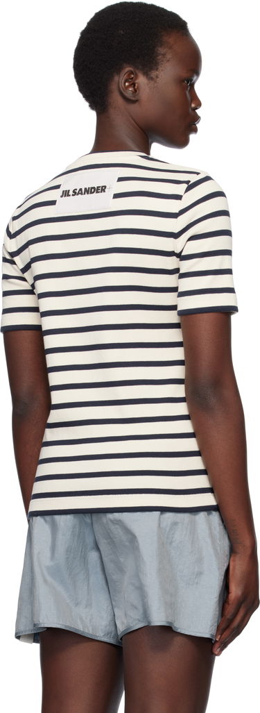Tričko Jil Sander Stripe T-Shirt Béžová | J40GC0111_J46497, 2