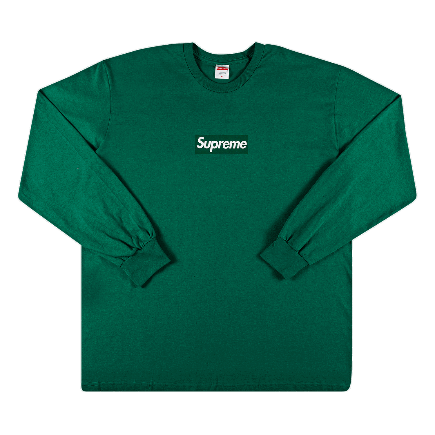 Tričko Supreme Box Logo Long-Sleeve Tee Zelené | FW20T15 LIGHT PINE, 0