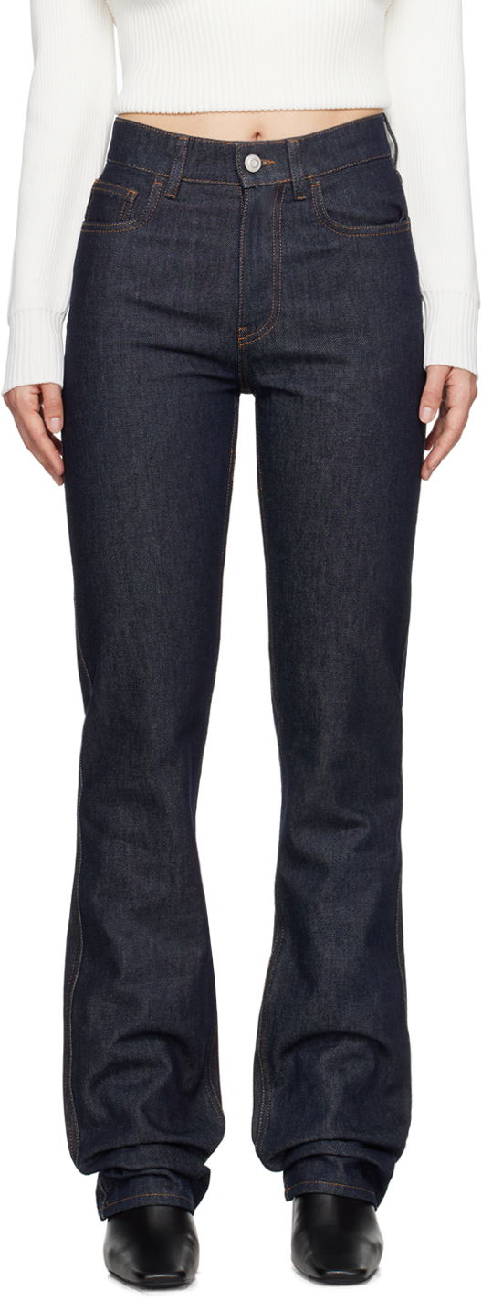 Džínsy Coperni Coperni Straight Leg Jeans Modrá | COPP78F2011, 0