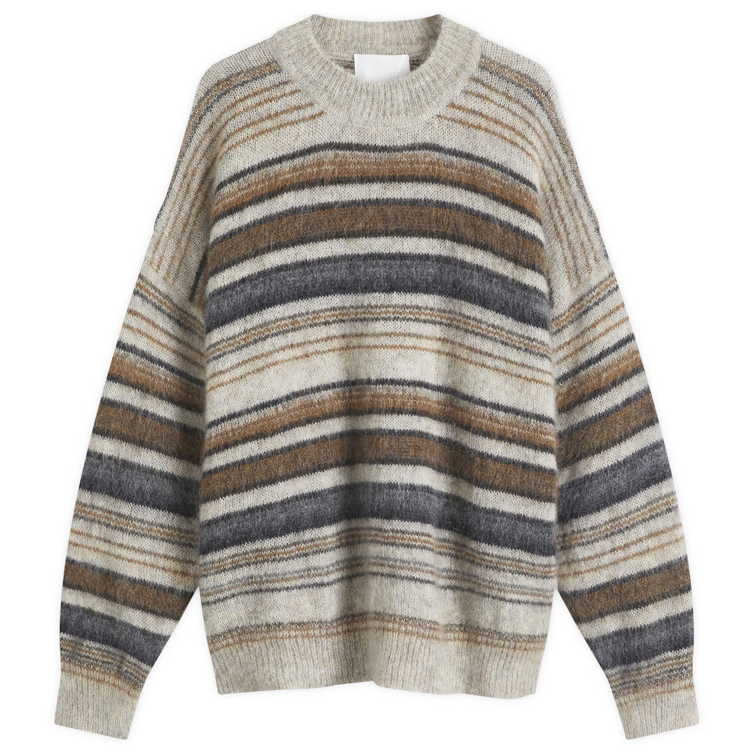Sveter ISABEL MARANT Drussellh Striped Crew Knit Sweater Béžová | 25PPU0062HA-C1L09H-50CM, 0