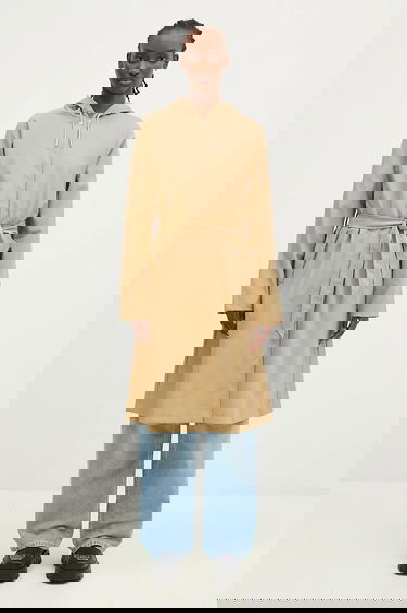 Bunda Rains Hooded Belted A-Line Longer Jacket Béžová | 12040.24, 0