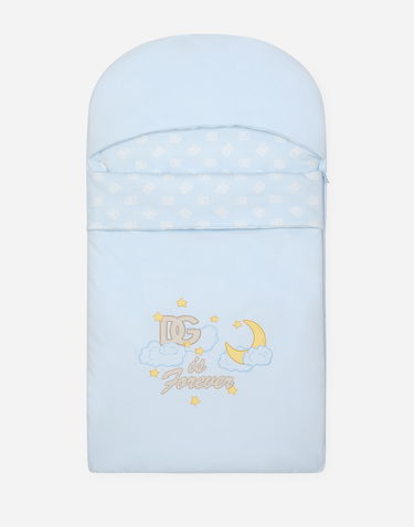 Cestovná taška Dolce & Gabbana Dolce & Gabbana Interlock Sleep Sack With DG Logo Modrá | LNJAG0G7N2ES9000, 0