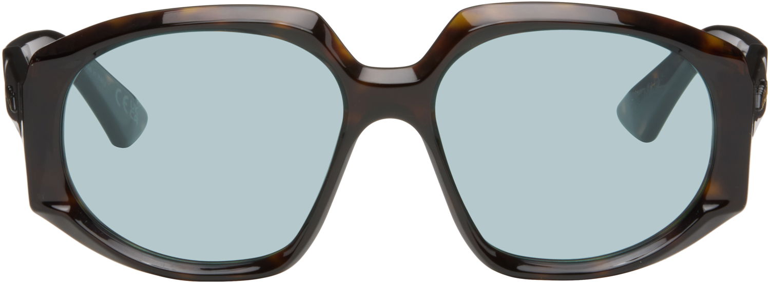 Slnečné okuliare Marni RETROSUPERFUTURE Edition Arithiel Tortoiseshell Sunglasses with Light Blue Lenses Hnedá | UYX, 0