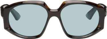 Slnečné okuliare Marni RETROSUPERFUTURE Edition Arithiel Tortoiseshell Sunglasses with Light Blue Lenses Hnedá | UYX, 0