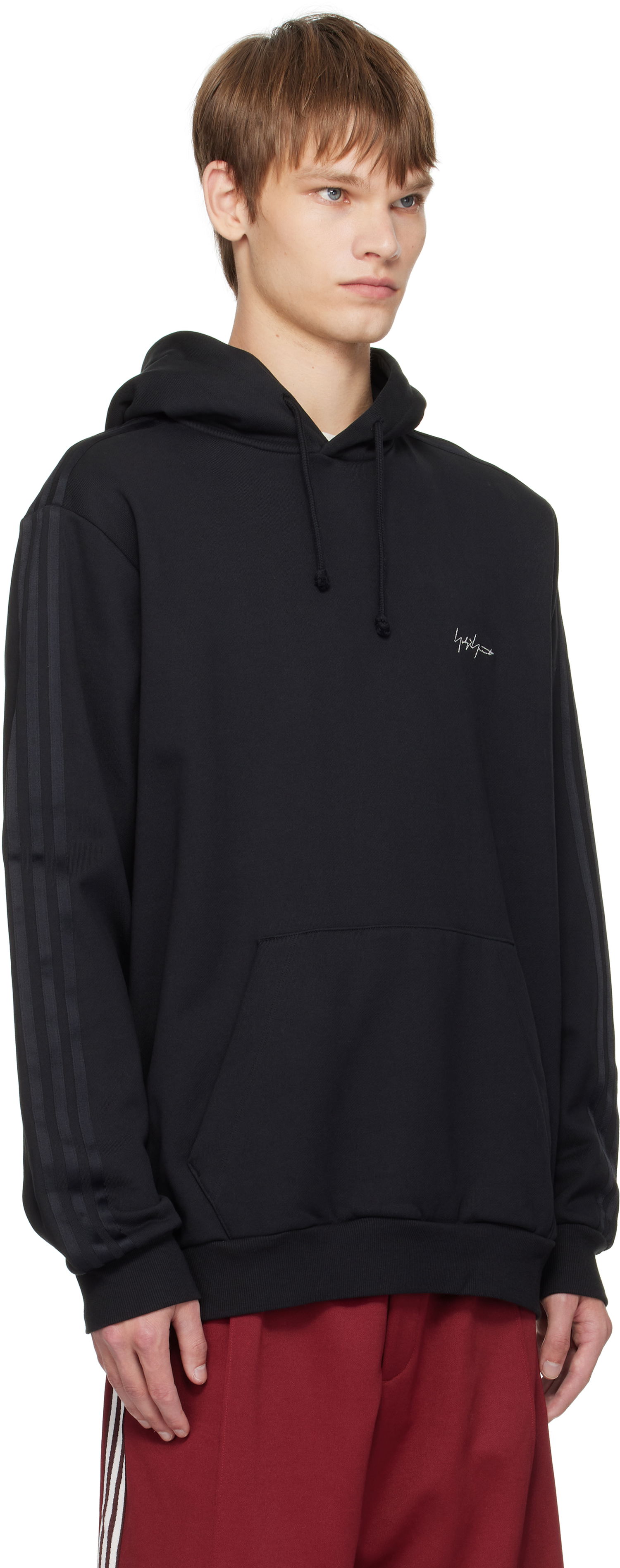 Mikina Yohji Yamamoto Y-3 Yohji Yamamoto Kuro Hoodie Čierna | KA9652, 1