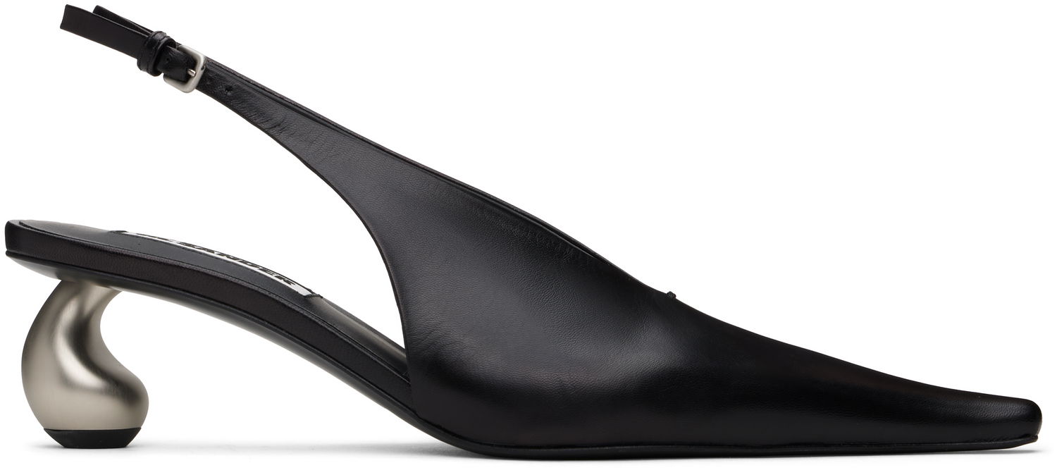 Tenisky a topánky Jil Sander Sculptural Heel Sling Back Pumps Čierna | J16WP0093_P4864, 0