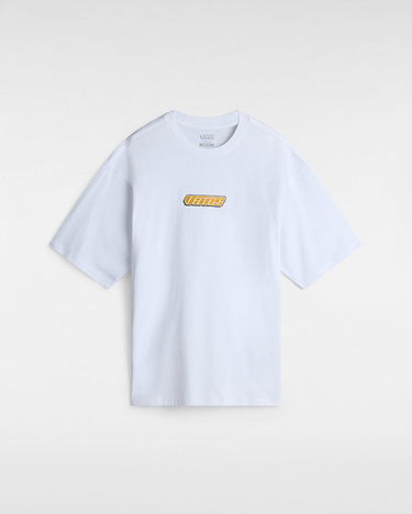 Tričko Vans Retro V T-shirt Biela | VN000HFZWHT, 0