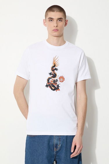 Tričko Maharishi Maharishi Original Dragon Graphic T-Shirt Biela | 5125.WHITE, 0