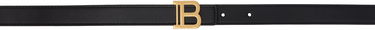 Opasok Balmain Balmain Thin Calfskin B Belt Čierna | EN1WJ000LVTL, 0