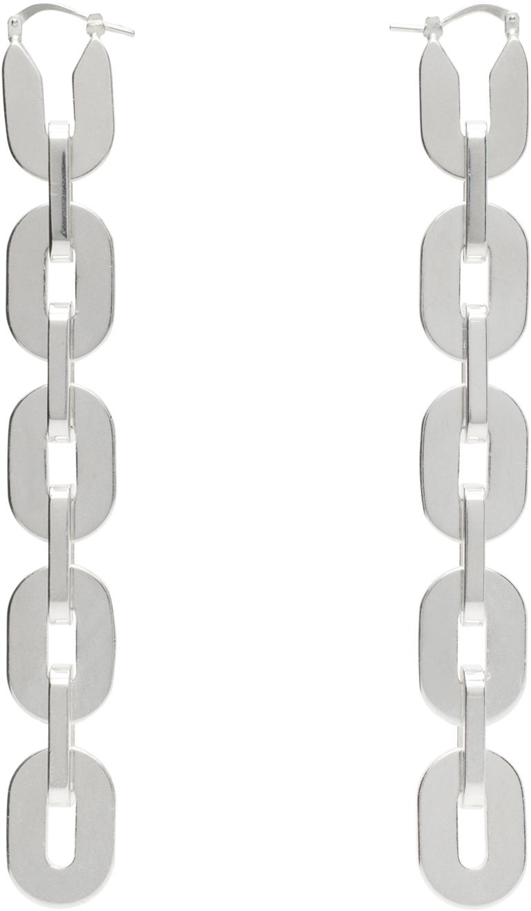 Náušnice Jil Sander Chain Earrings Šedá | J11VG0078_P4877, 0