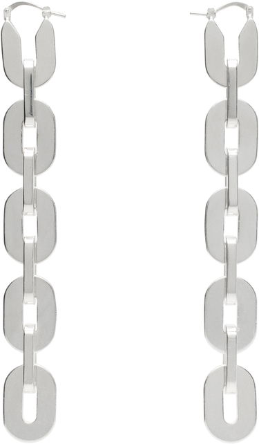 Náušnice Jil Sander Chain Earrings Šedá | J11VG0078_P4877, 0