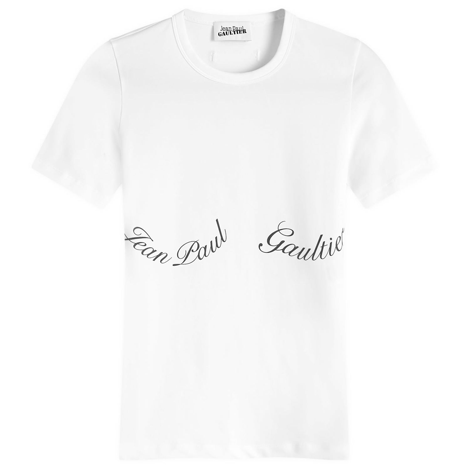 Tričko Jean Paul Gaultier Logo T-Shirt Biela | 2430FTS082IJ0560100, 0
