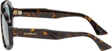 Slnečné okuliare Marni RETROSUPERFUTURE Edition Arithiel Tortoiseshell Sunglasses with Light Blue Lenses Hnedá | UYX, 2