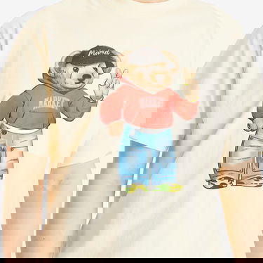Tričko MARKET MARKET Fit Check Bear T-Shirt Béžová | 399002171-CRE, 5