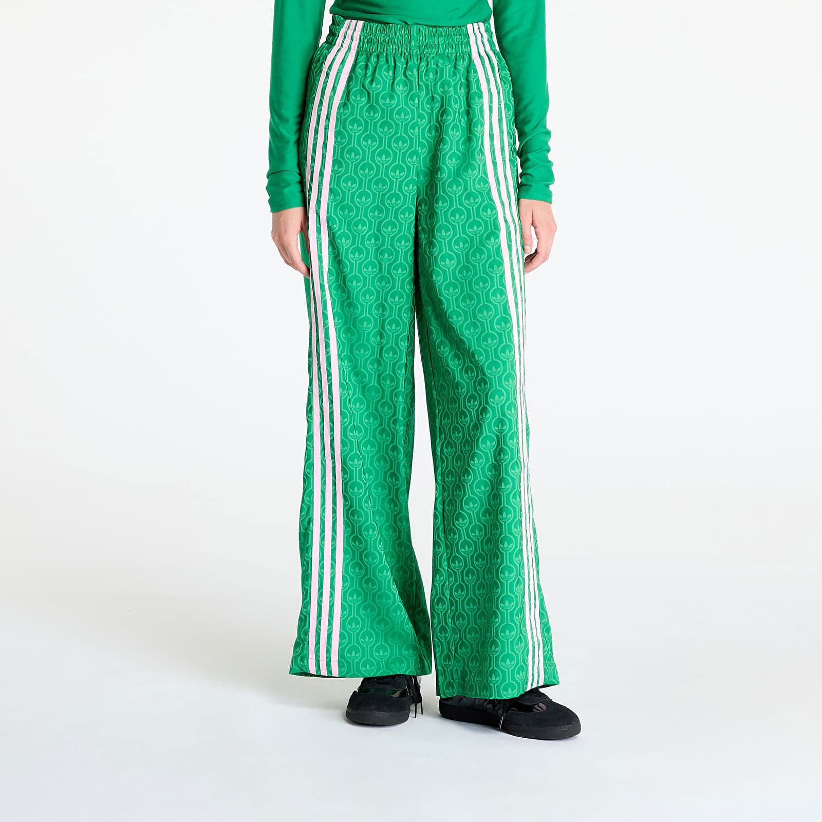 Pyjama Wideleg Pant Green