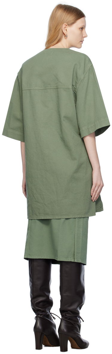 Šaty LEMAIRE Boxy Denim Midi Dress Zelené | TO1129 LD1002, 2