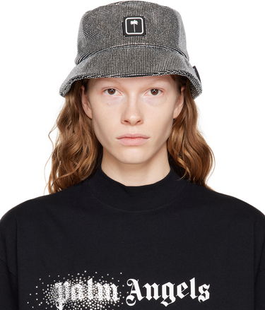 Klobúk Palm Angels Rhinestone Bucket Hat Čierna | PWLA022F22FAB0031072, 0