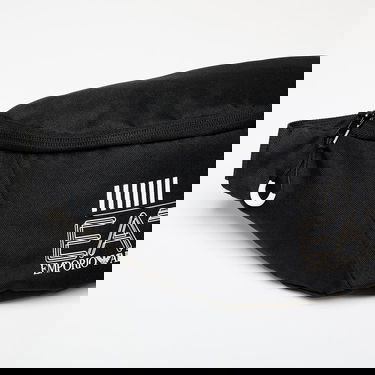 Ľadvinka Emporio Armani Hip pack EA7 Unisex Sling Bag Black/ White Logo Čierna | 245079CC94002021, 1